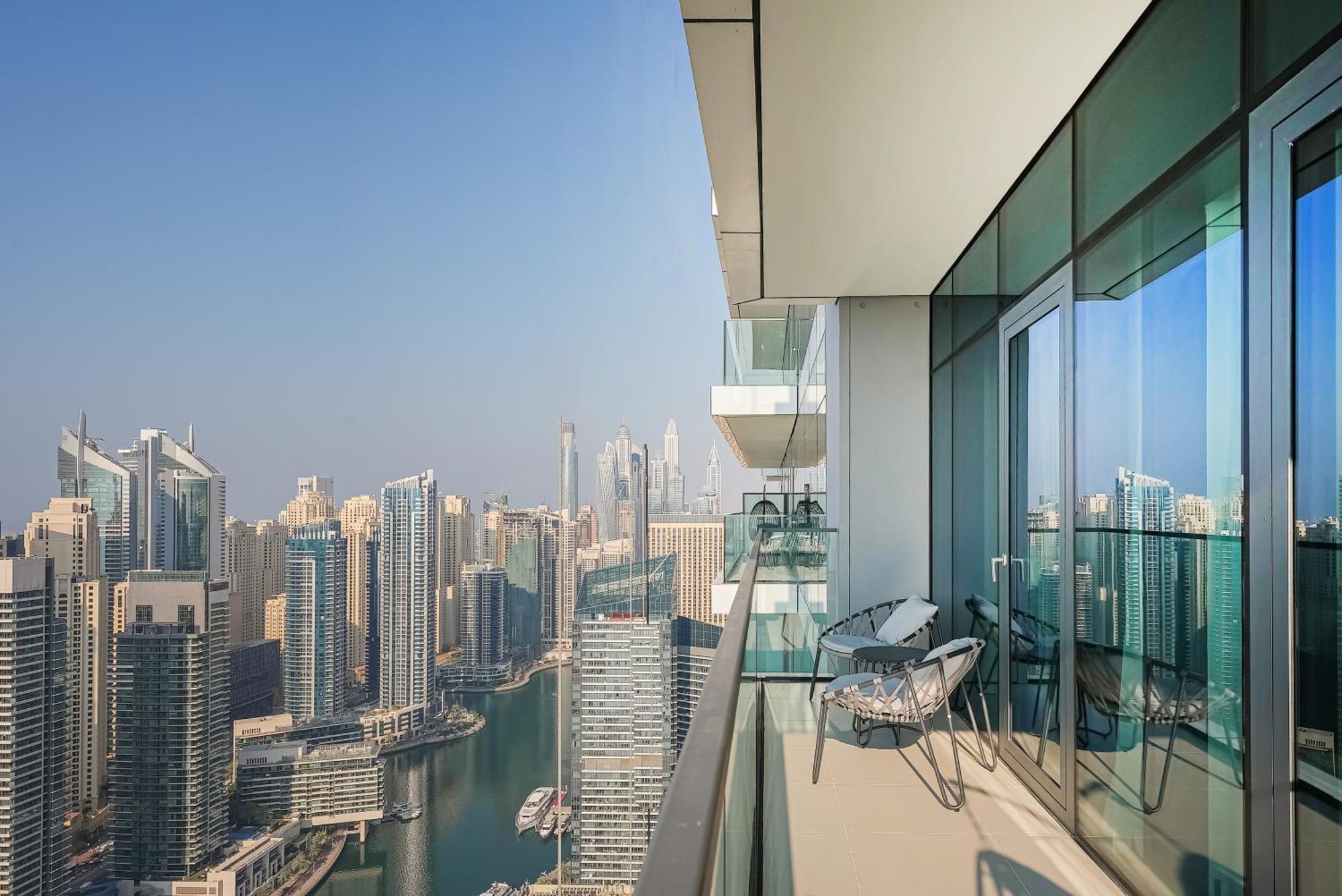 Modern 2Br High Floor Haven In Vida Dubai Marina Apartment Екстериор снимка