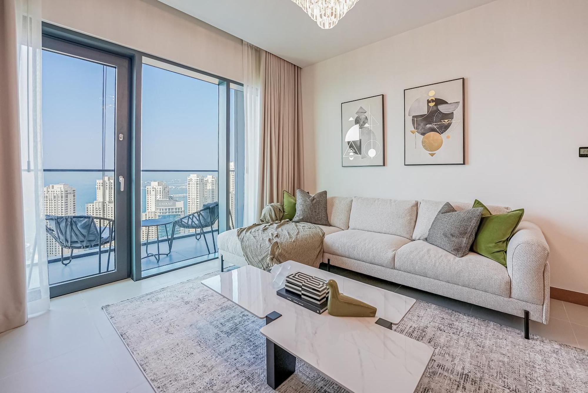 Modern 2Br High Floor Haven In Vida Dubai Marina Apartment Екстериор снимка