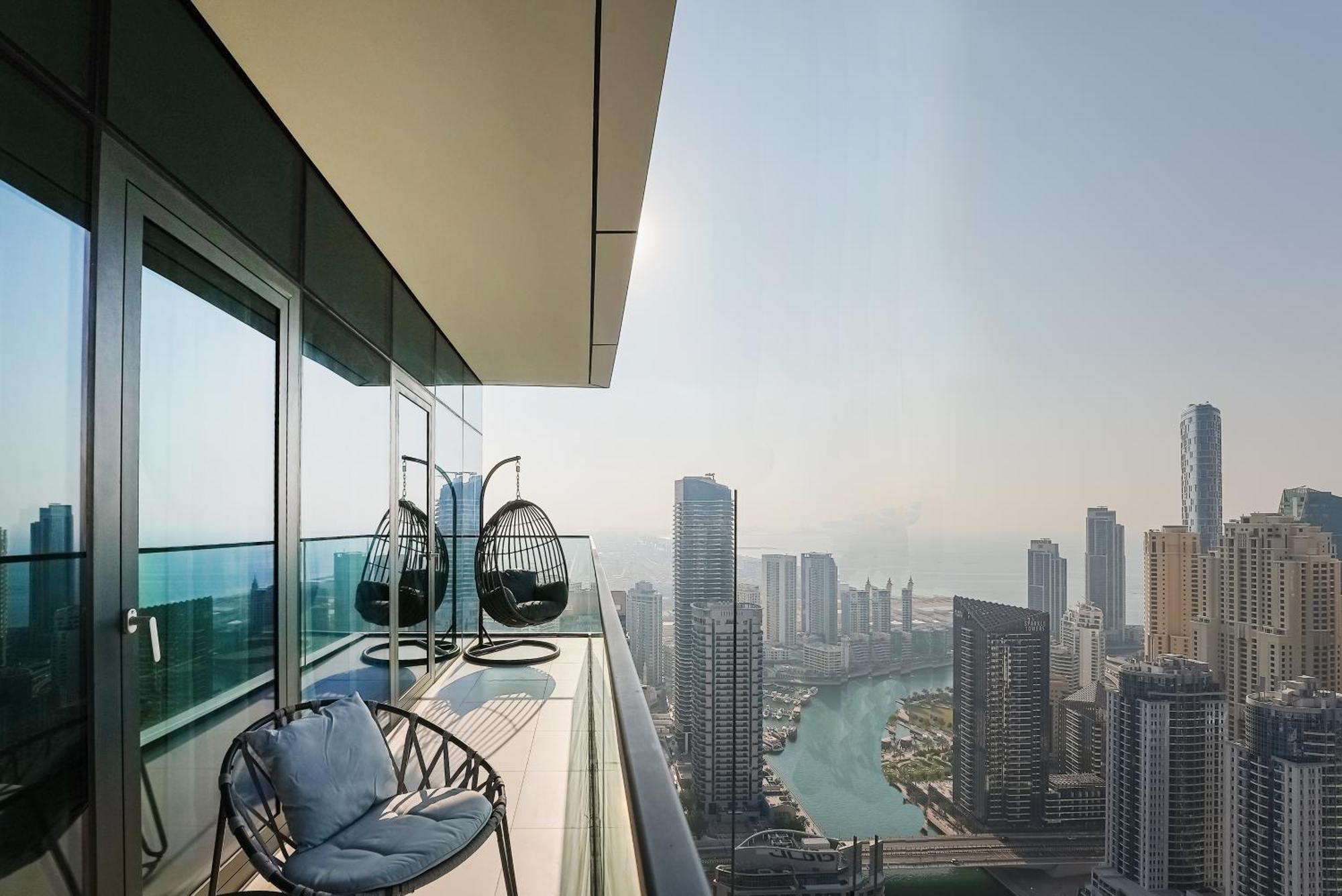 Modern 2Br High Floor Haven In Vida Dubai Marina Apartment Екстериор снимка