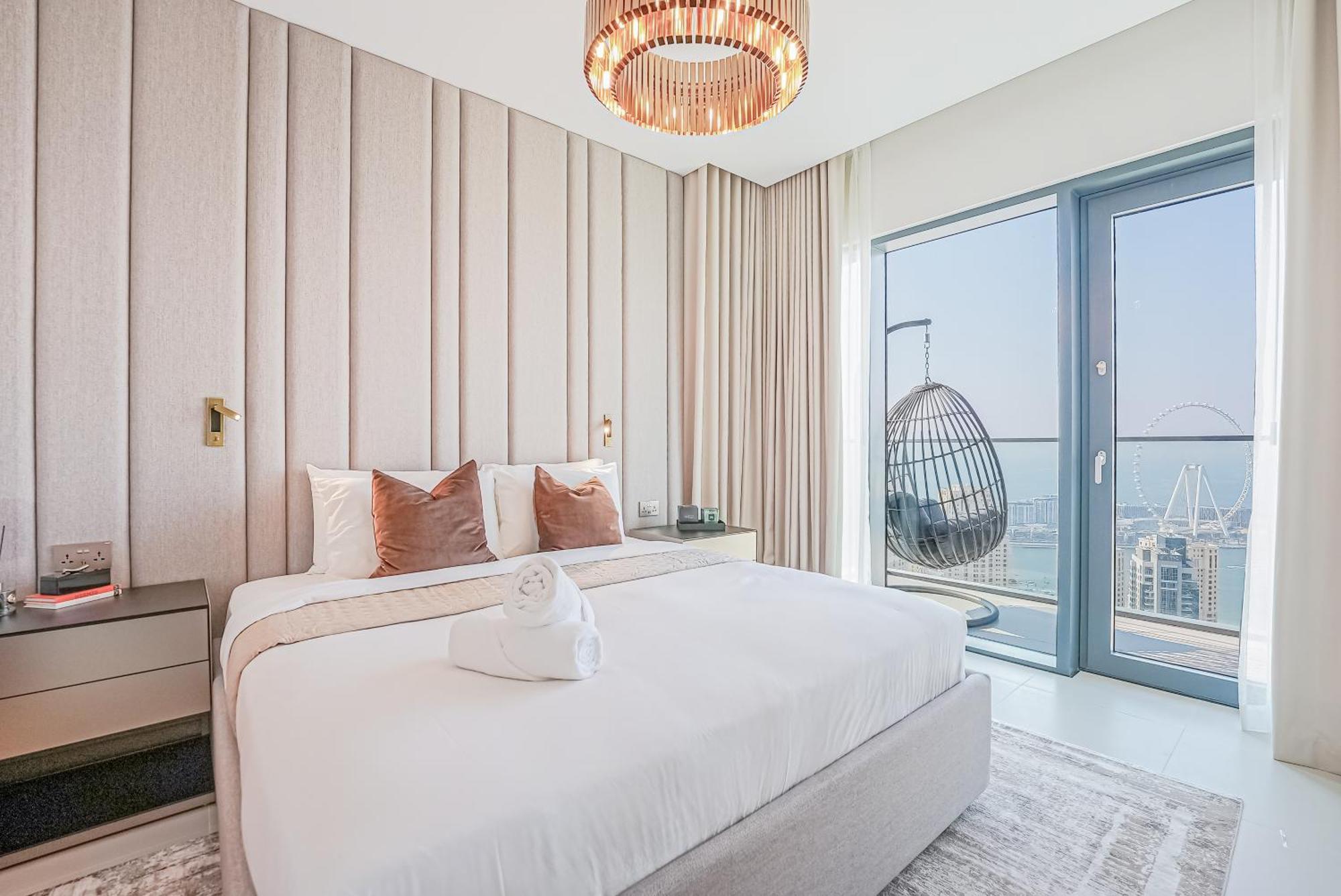 Modern 2Br High Floor Haven In Vida Dubai Marina Apartment Екстериор снимка